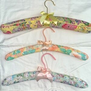 Vintage padded hangers